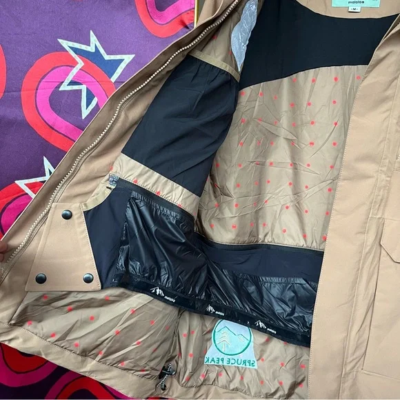 NWT Maloja SelunM. Alpine Insulated Jacket Clay Embroidered Cembra Shelter 38102 - Picture 6 of 12